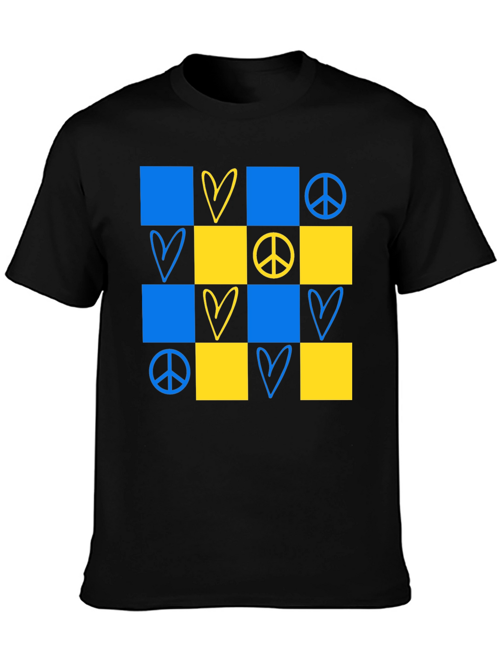 Ukraine Support Graphic Tee - Peace & Love