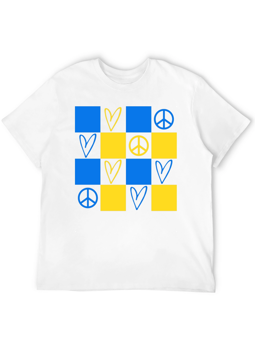 Ukraine Support Graphic Tee - Peace & Love