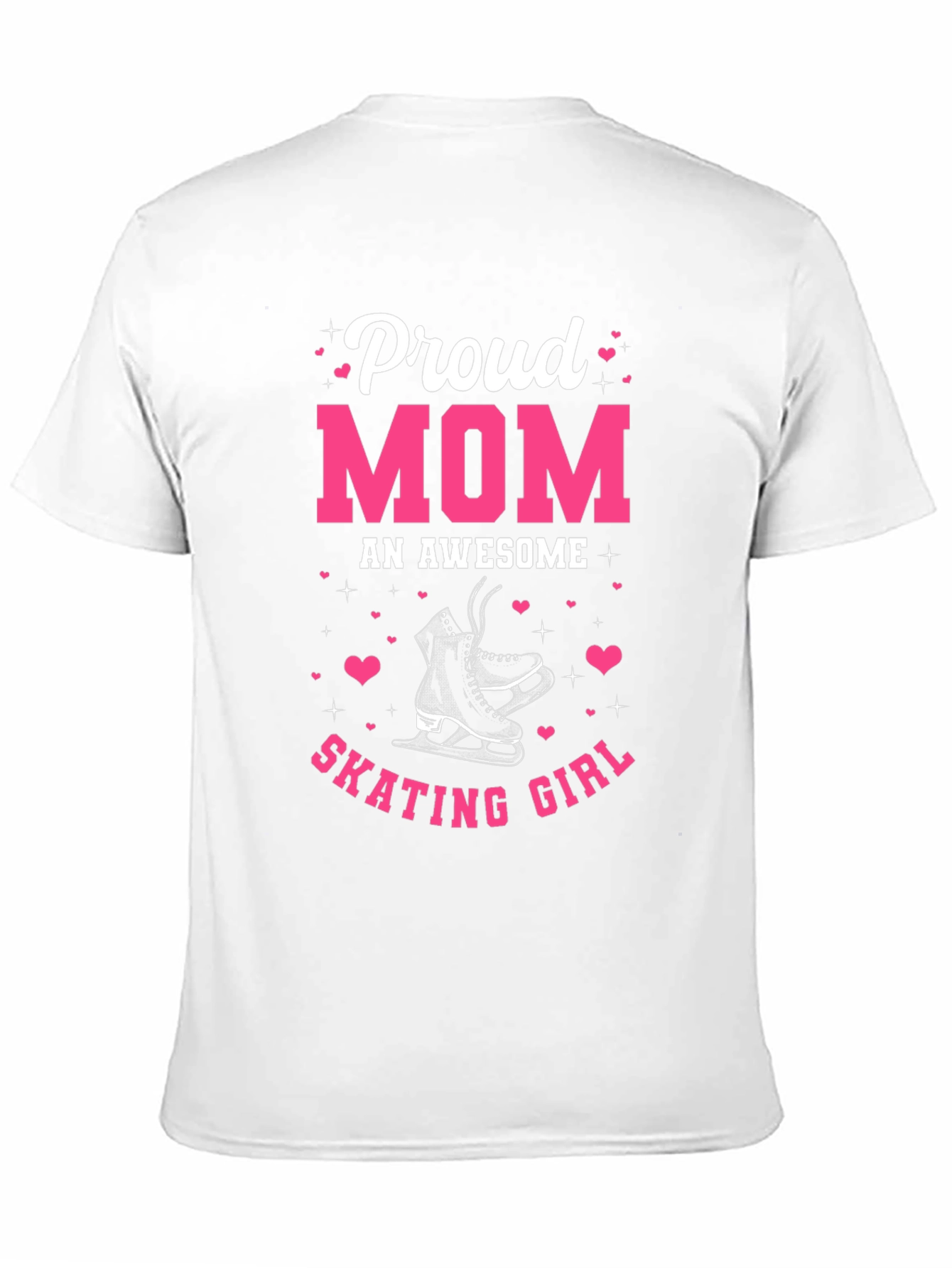 Proud Mom of Skating Girl Graphic T-Shirt