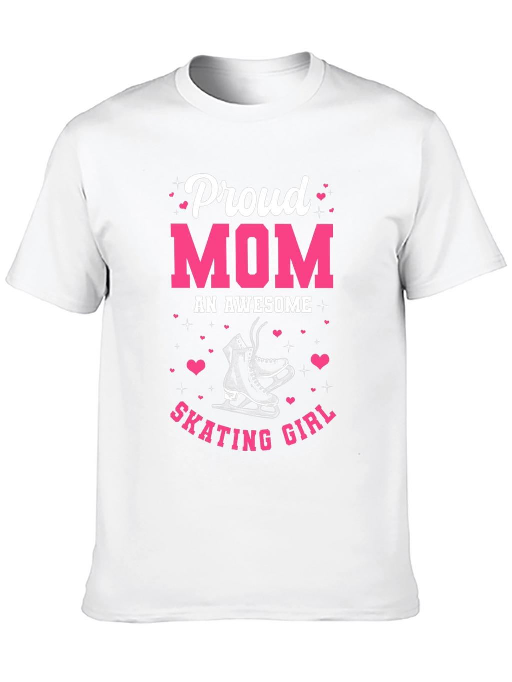 Proud Mom of Skating Girl Graphic T-Shirt