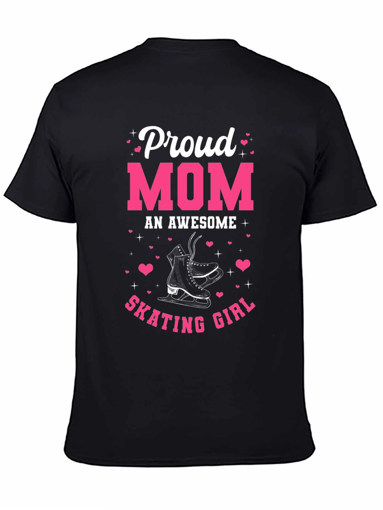 Proud Mom of Skating Girl Graphic T-Shirt