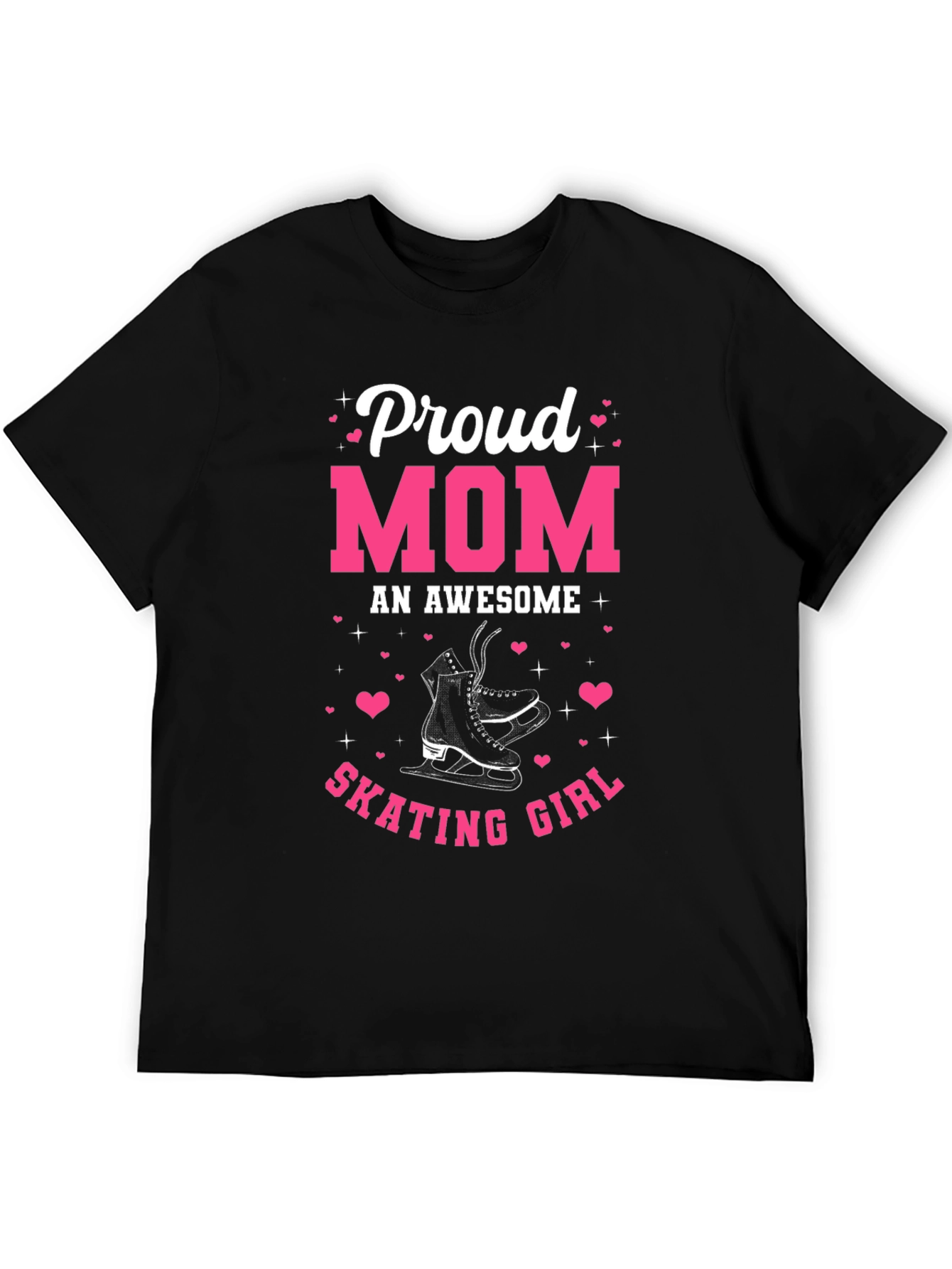 Proud Mom of Skating Girl Graphic T-Shirt