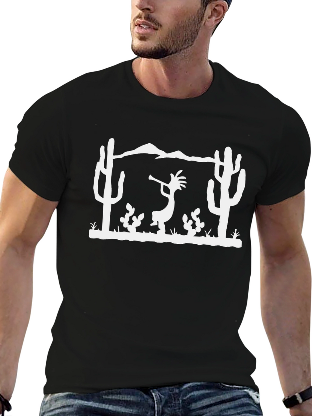 Kokopelli Desert Graphic T-Shirt