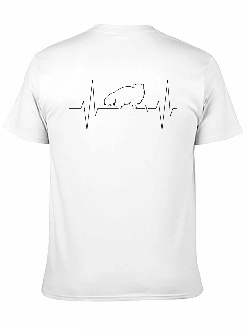 Cat Heartbeat T-Shirt - Graphic Tee