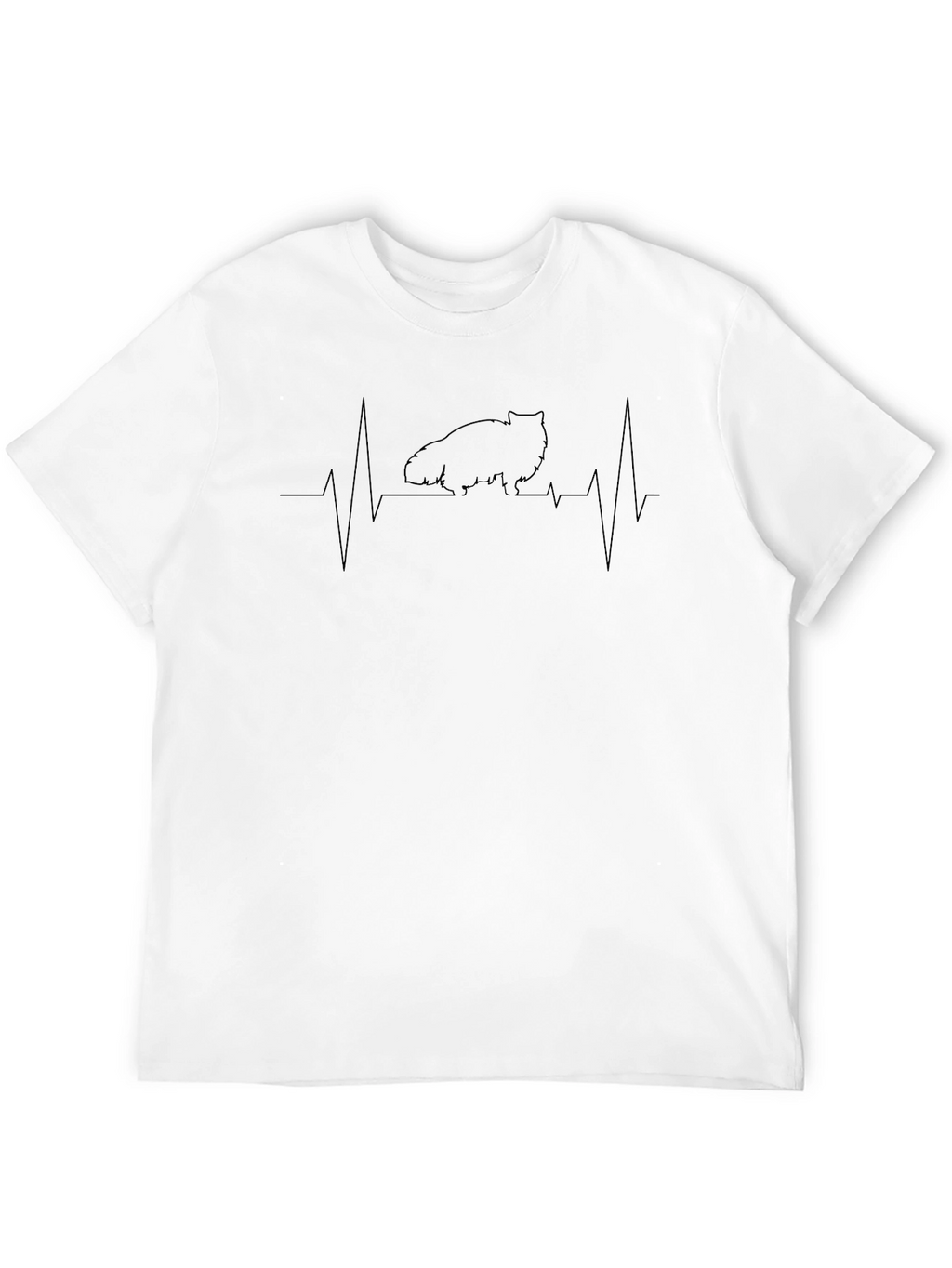 Cat Heartbeat T-Shirt - Graphic Tee