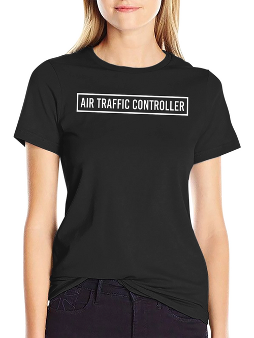 Air Traffic Controller Graphic Tee - Black