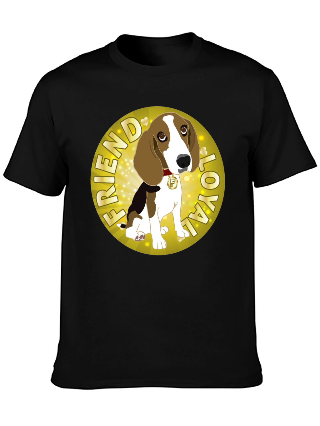 Loyal Friend Dog Graphic T-Shirt