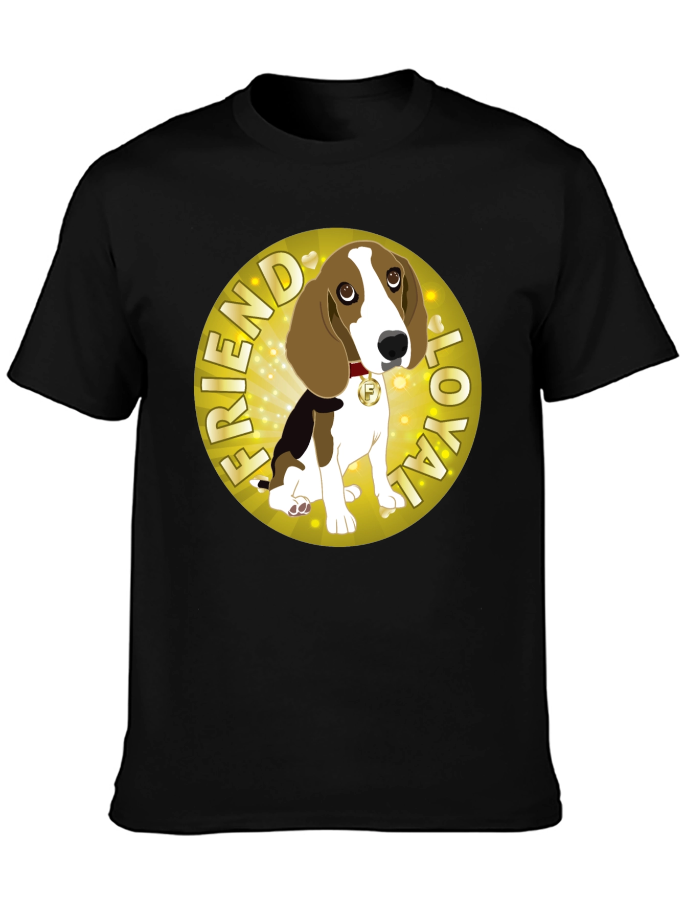 Loyal Friend Dog Graphic T-Shirt