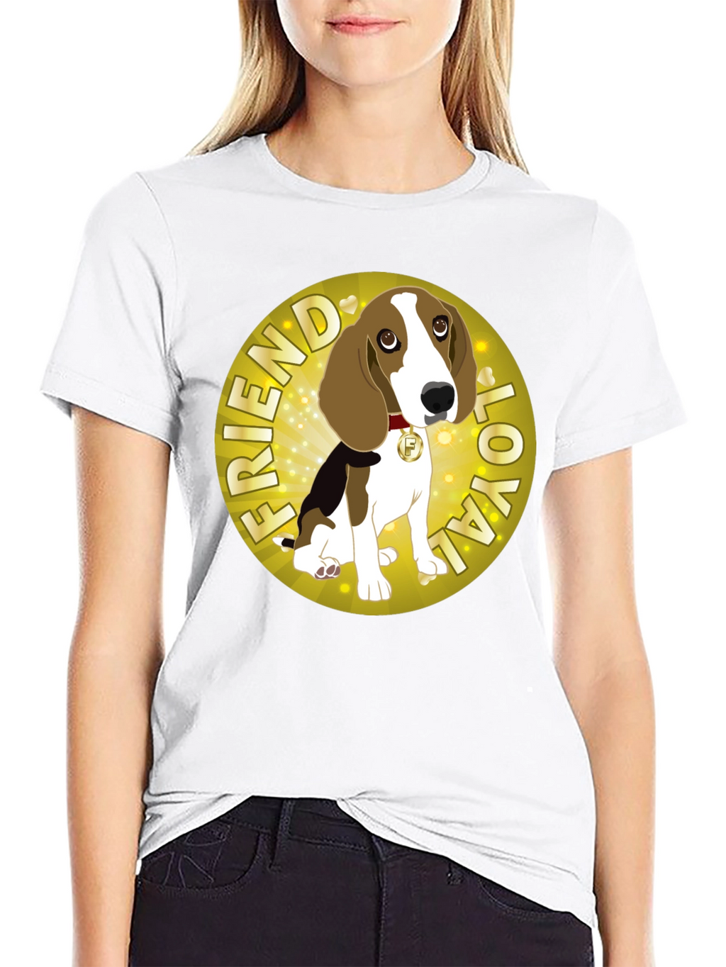 Loyal Friend Dog Graphic T-Shirt