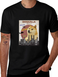 DogeZilla Graphic T-Shirt - Much Big Very Scare!
