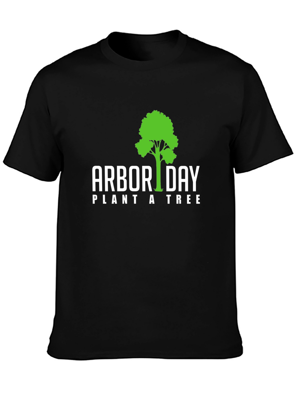Arbor Day Plant a Tree Black T-Shirt