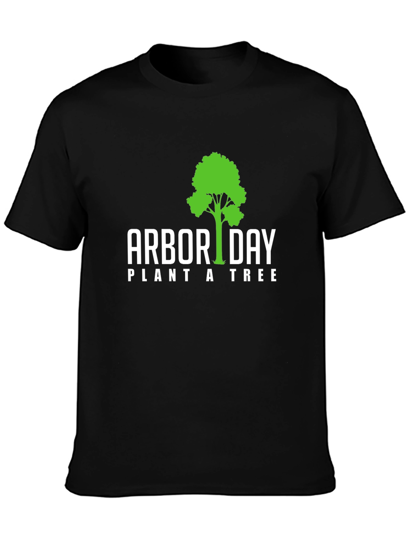 Arbor Day Plant a Tree Black T-Shirt