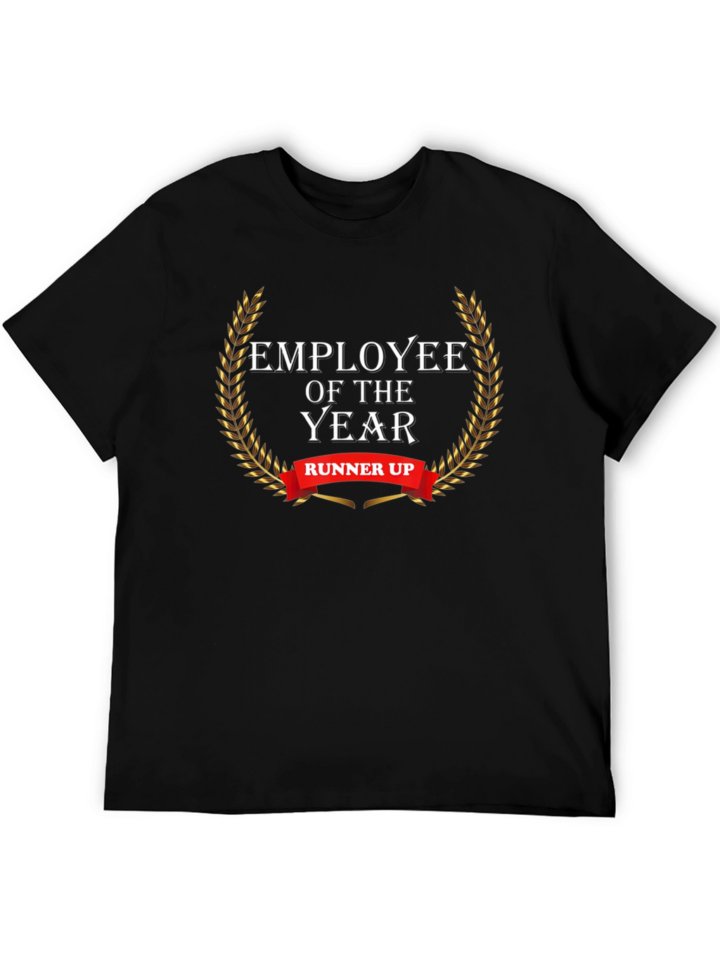Employee of the Year Runner Up Black Graphic Tee