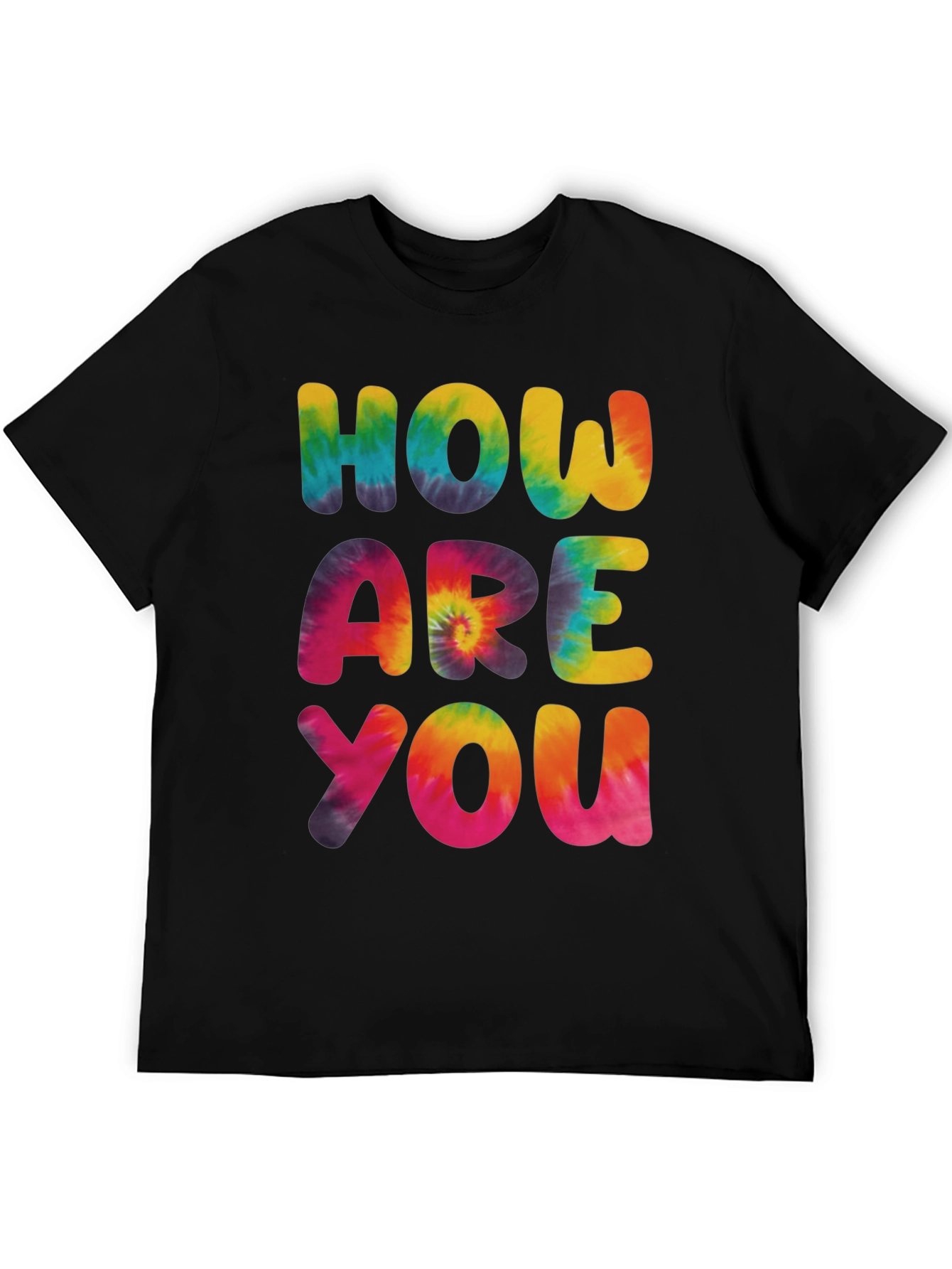 Tie-Dye How Are You Graphic Tee