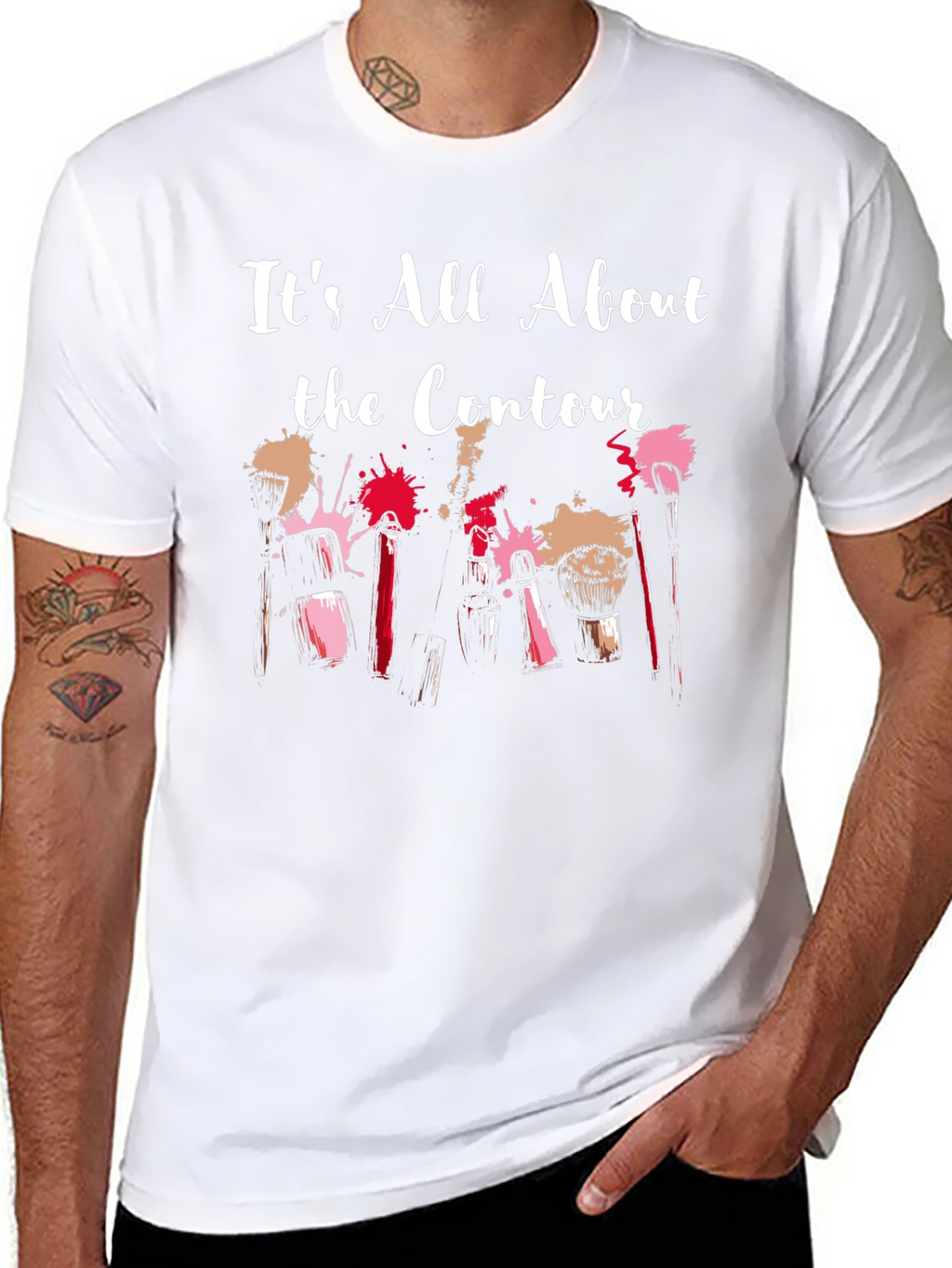 Its All About the Contour Makeup T-Shirt