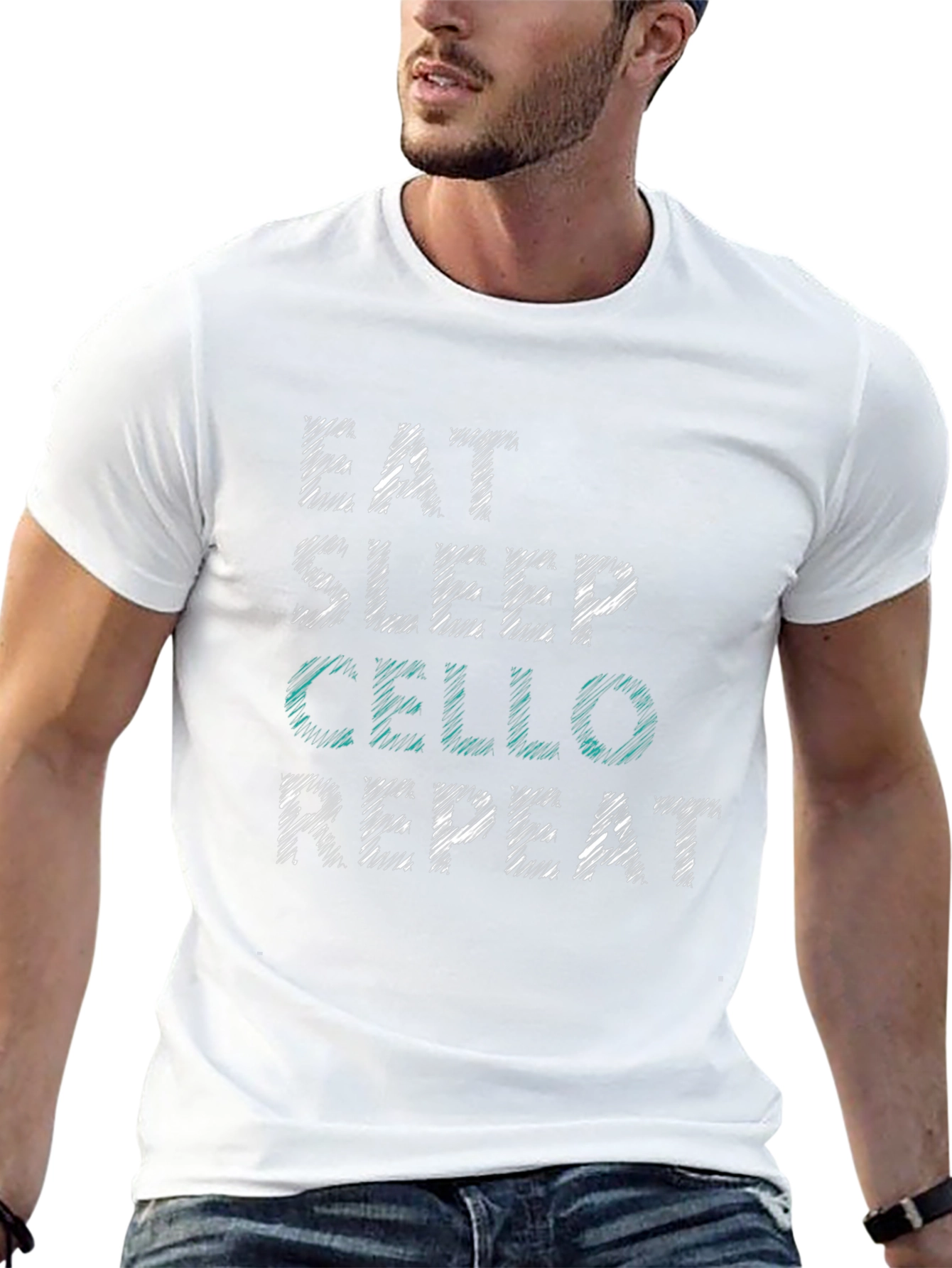 Eat Sleep Cello Repeat T-Shirt