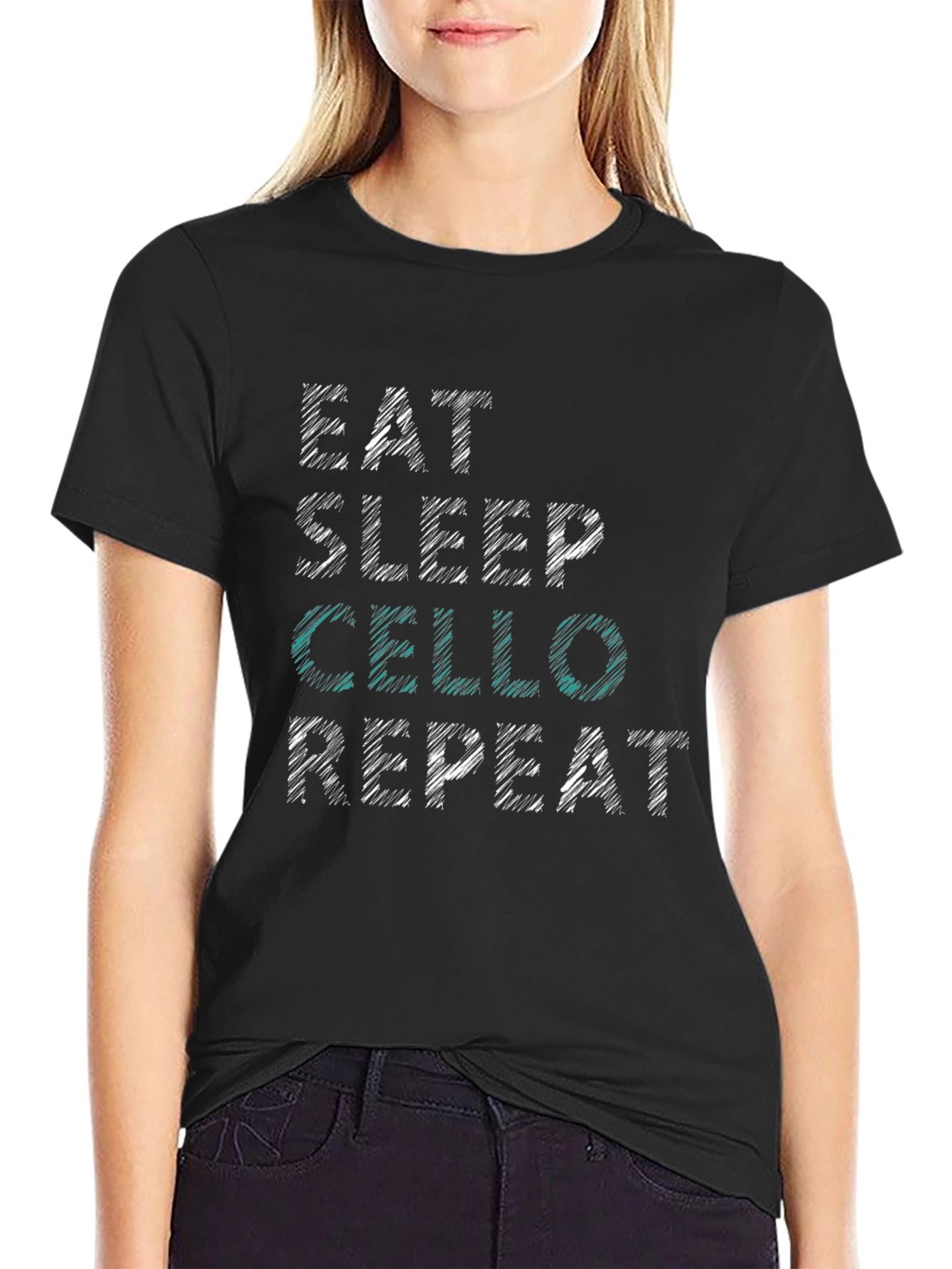 Eat Sleep Cello Repeat T-Shirt