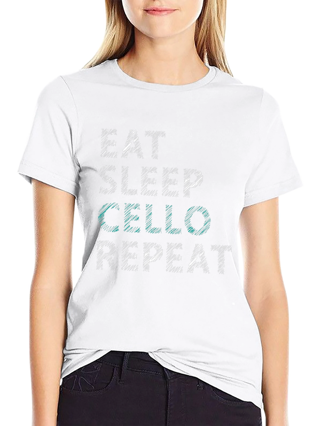 Eat Sleep Cello Repeat T-Shirt