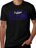 Fishing T-Shirt - All I Care About Is Fishing