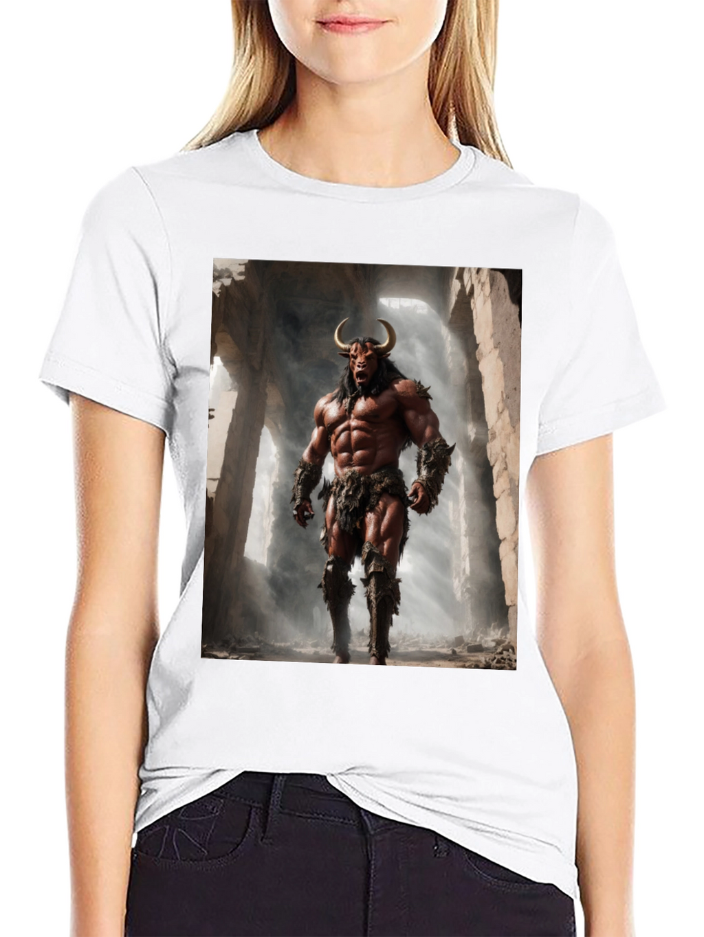 Minotaur Warrior Graphic Tee