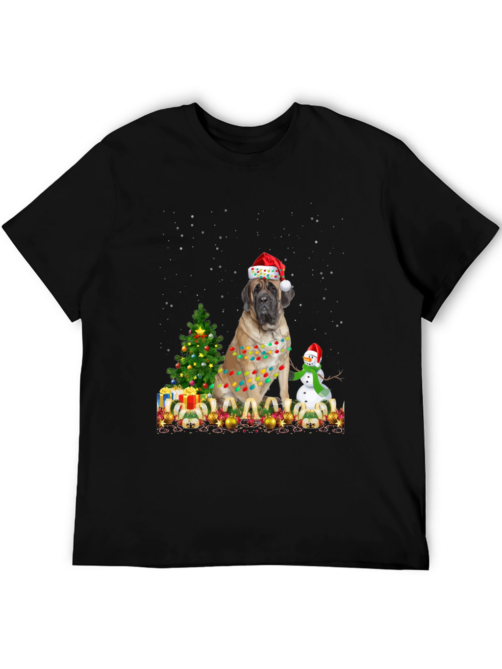 Festive Dog Christmas T-Shirt