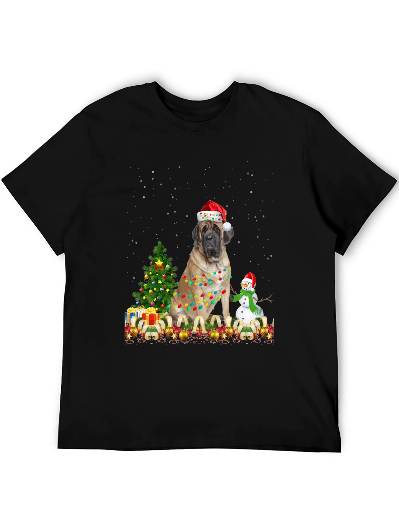 Festive Dog Christmas T-Shirt