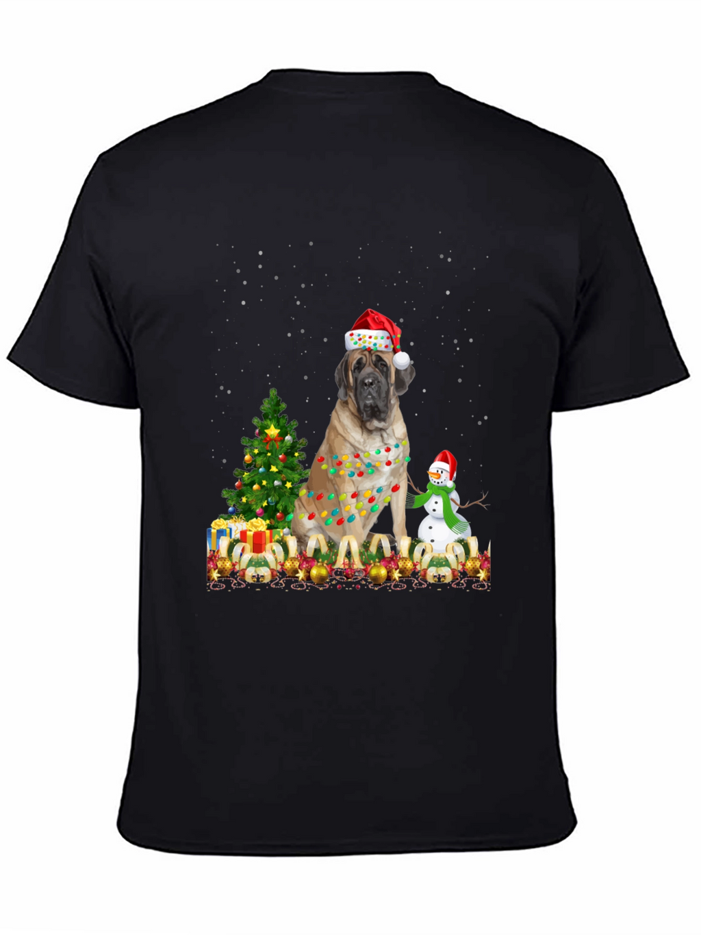Festive Dog Christmas T-Shirt
