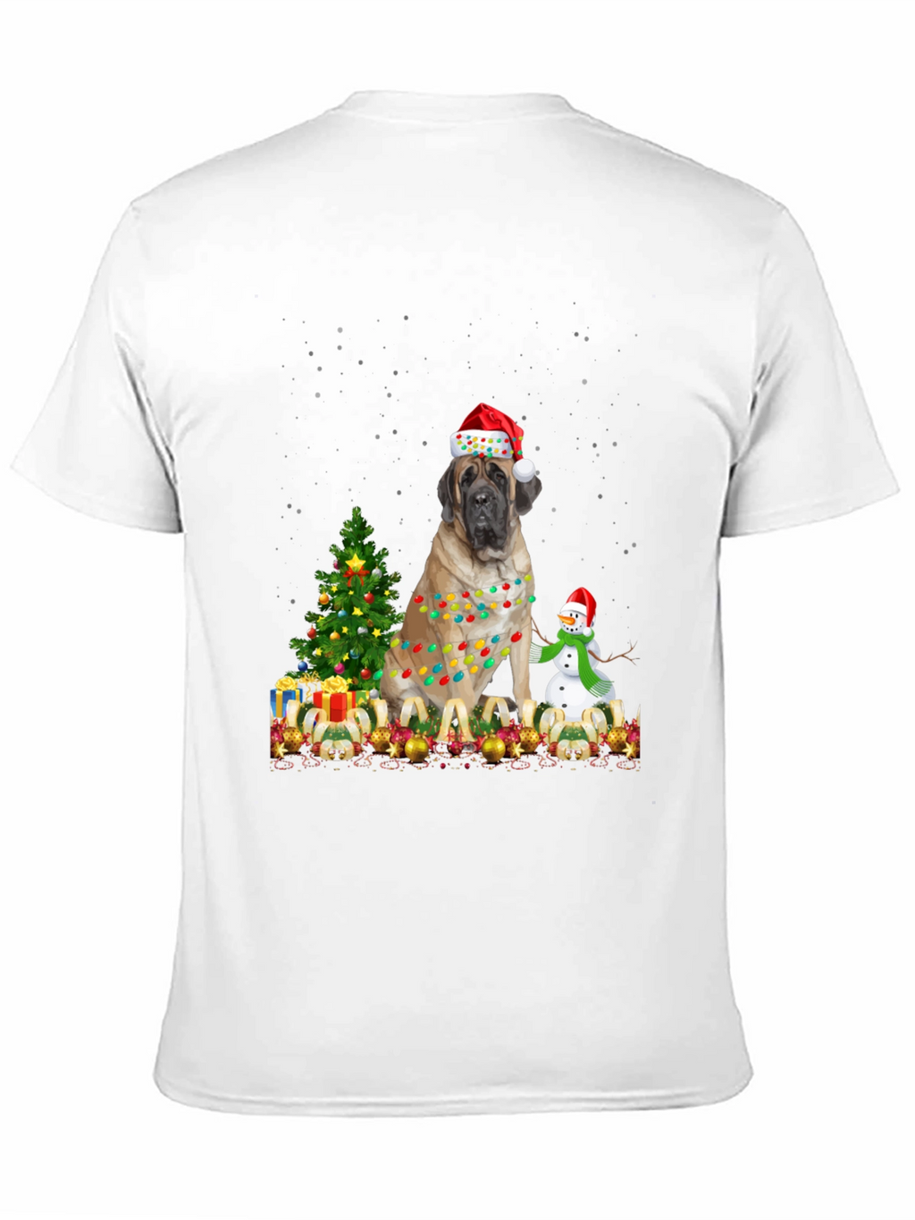 Festive Dog Christmas T-Shirt