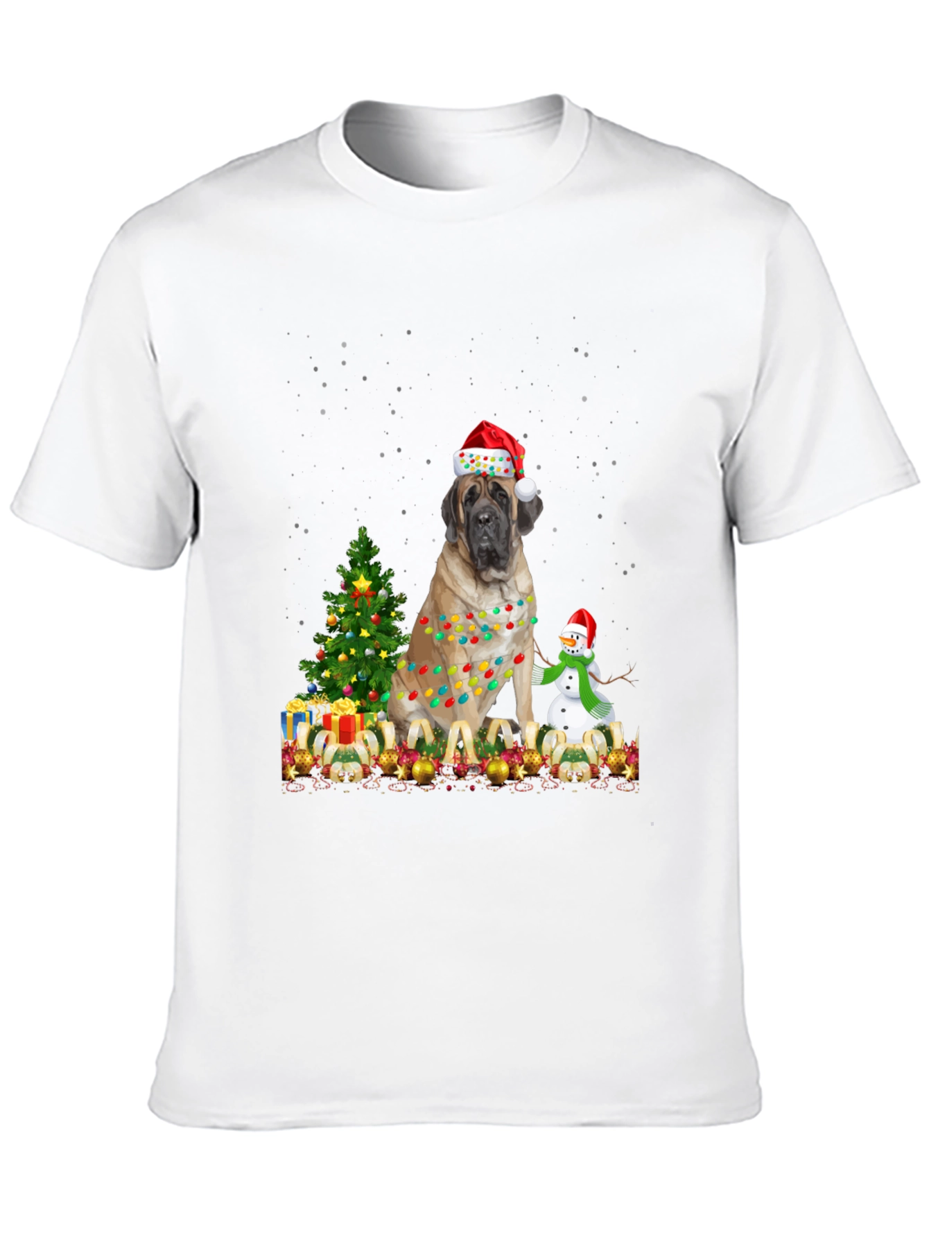 Festive Dog Christmas T-Shirt