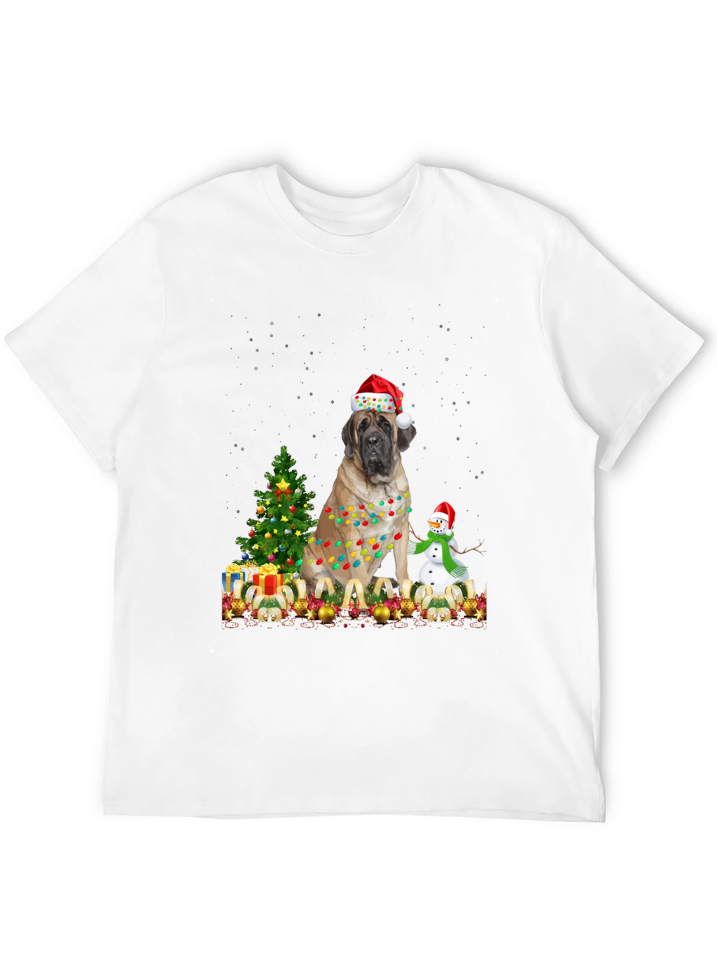 Festive Dog Christmas T-Shirt