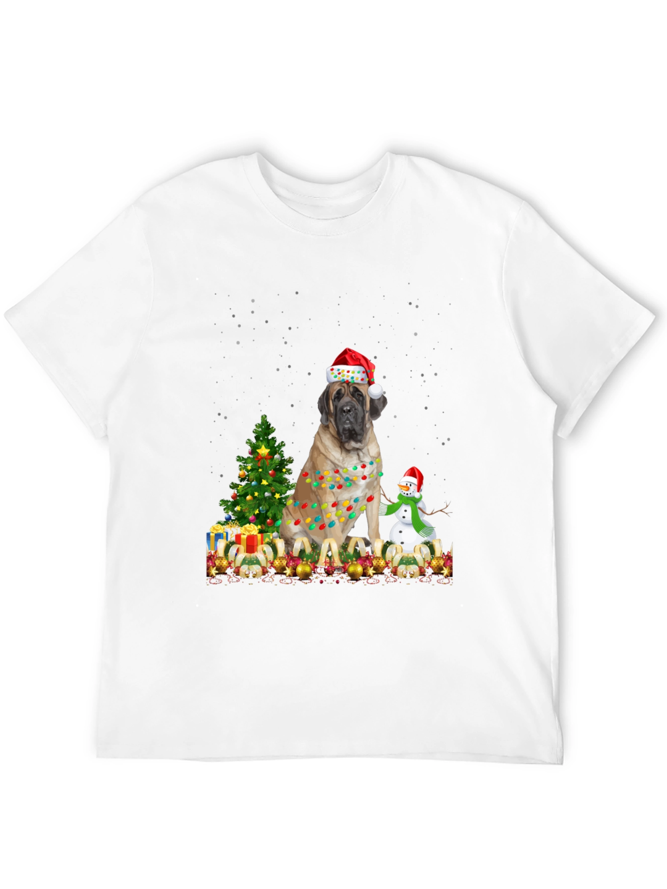 Festive Dog Christmas T-Shirt