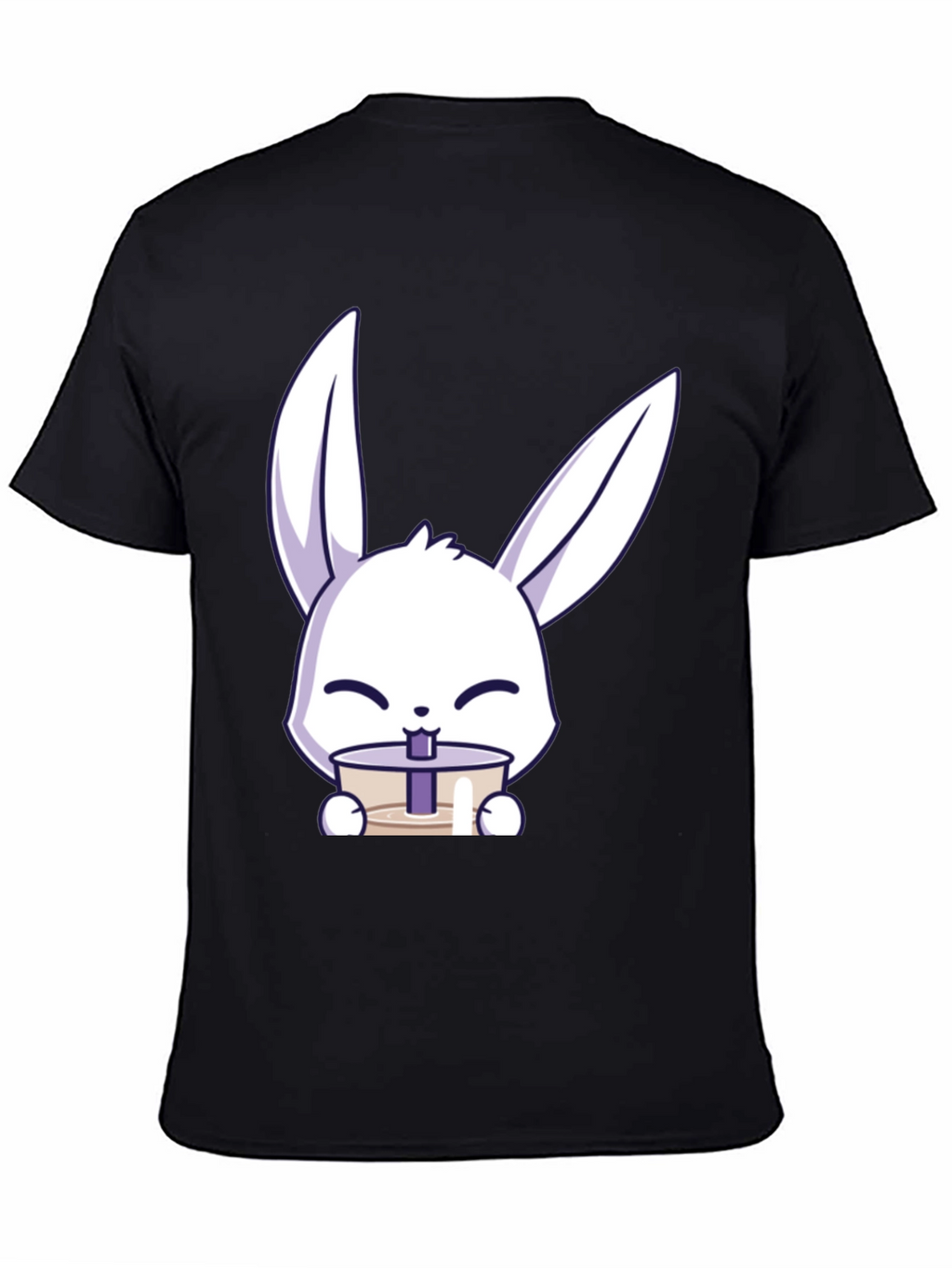Cute Bunny Drinking Bubble Tea T-Shirt
