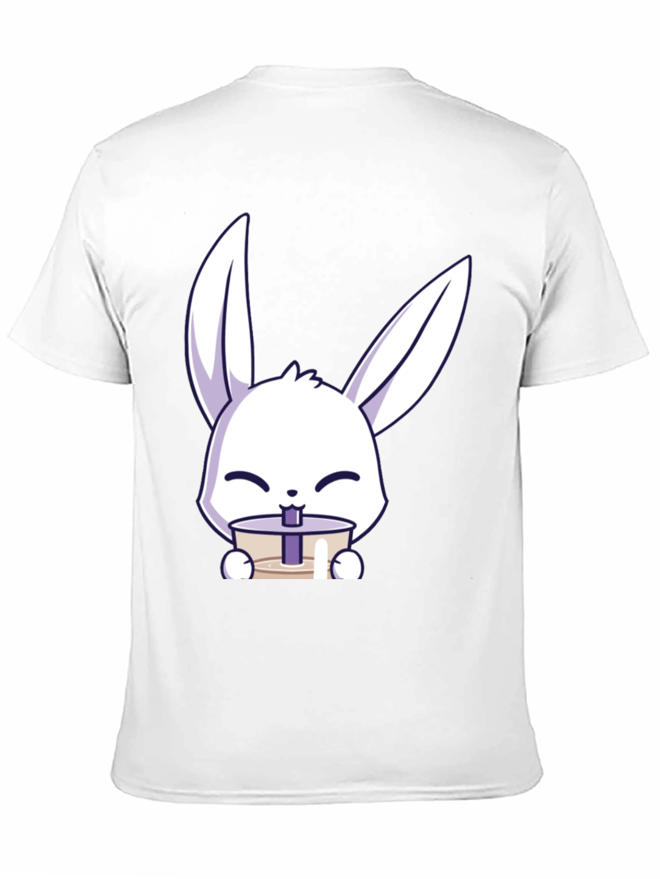 Cute Bunny Drinking Bubble Tea T-Shirt