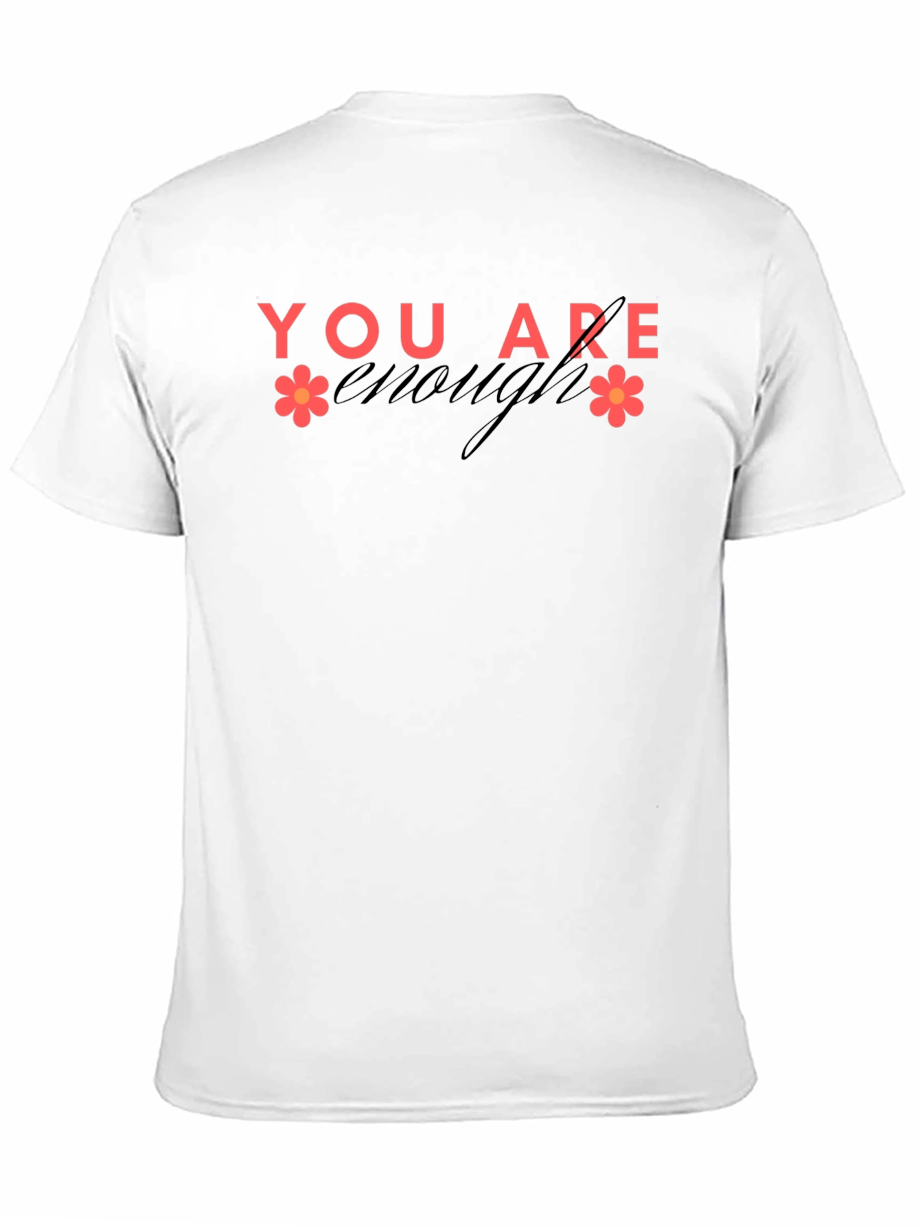 You Are Enough Graphic Tee - Black