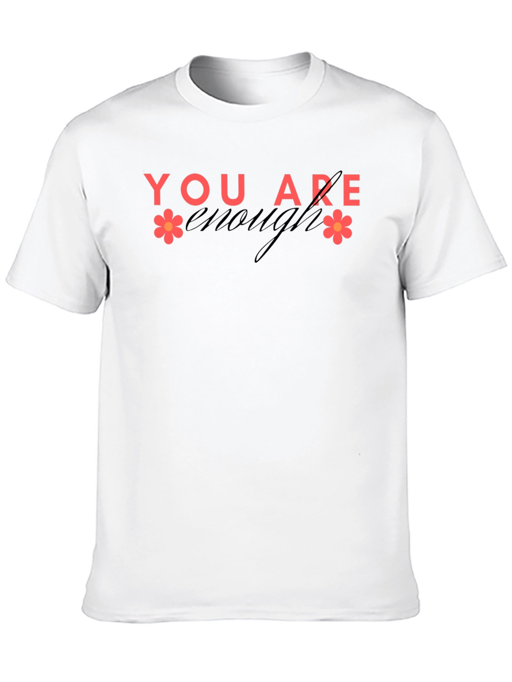 You Are Enough Graphic Tee - Black