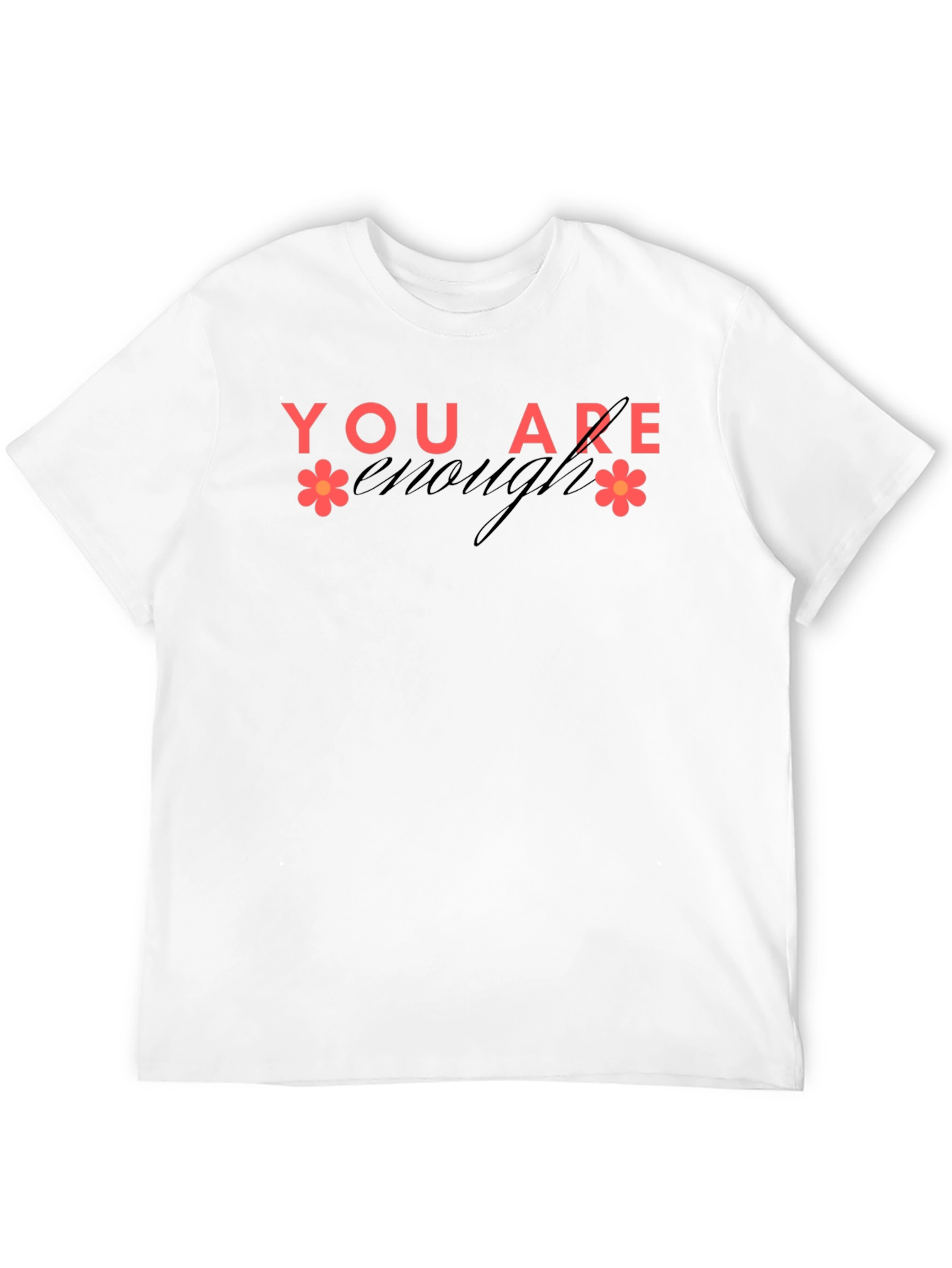 You Are Enough Graphic Tee - Black