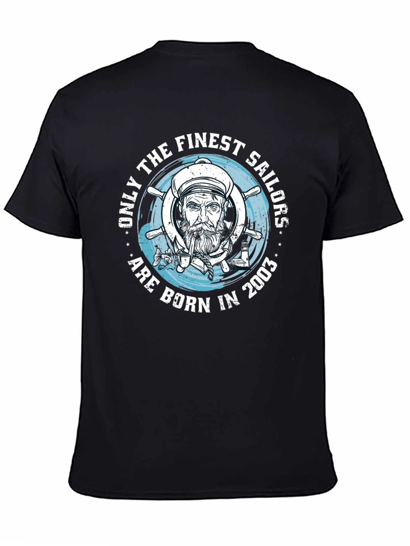 Finest Sailors Born in 2003 Black T-Shirt