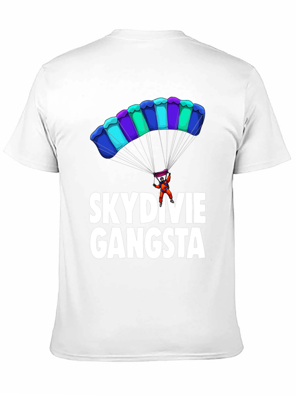 Skydiving Gangsta Graphic T-Shirt
