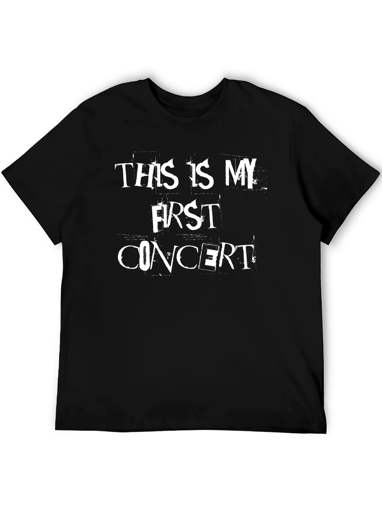 My First Concert Black Cotton T-Shirt