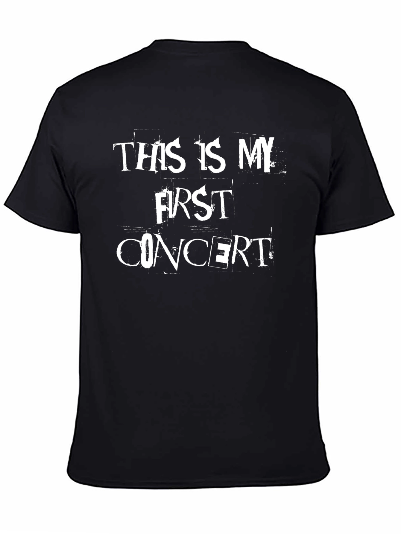 My First Concert Black Cotton T-Shirt