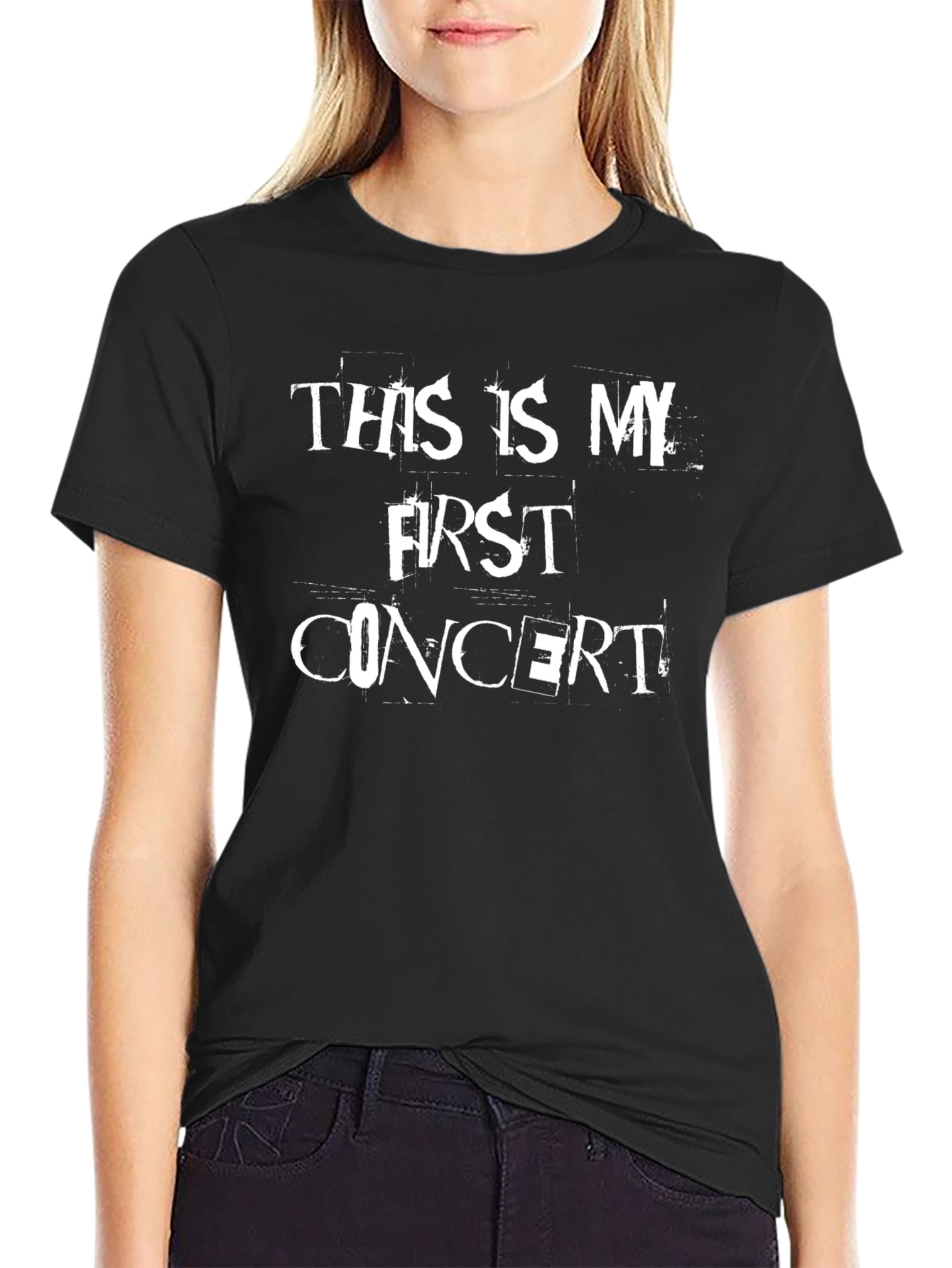My First Concert Black Cotton T-Shirt