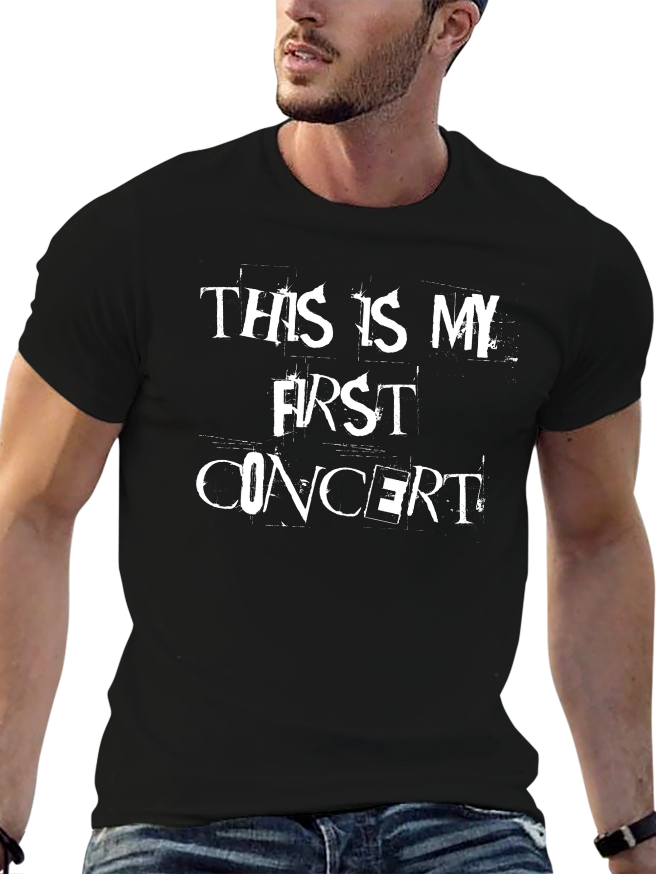 My First Concert Black Cotton T-Shirt