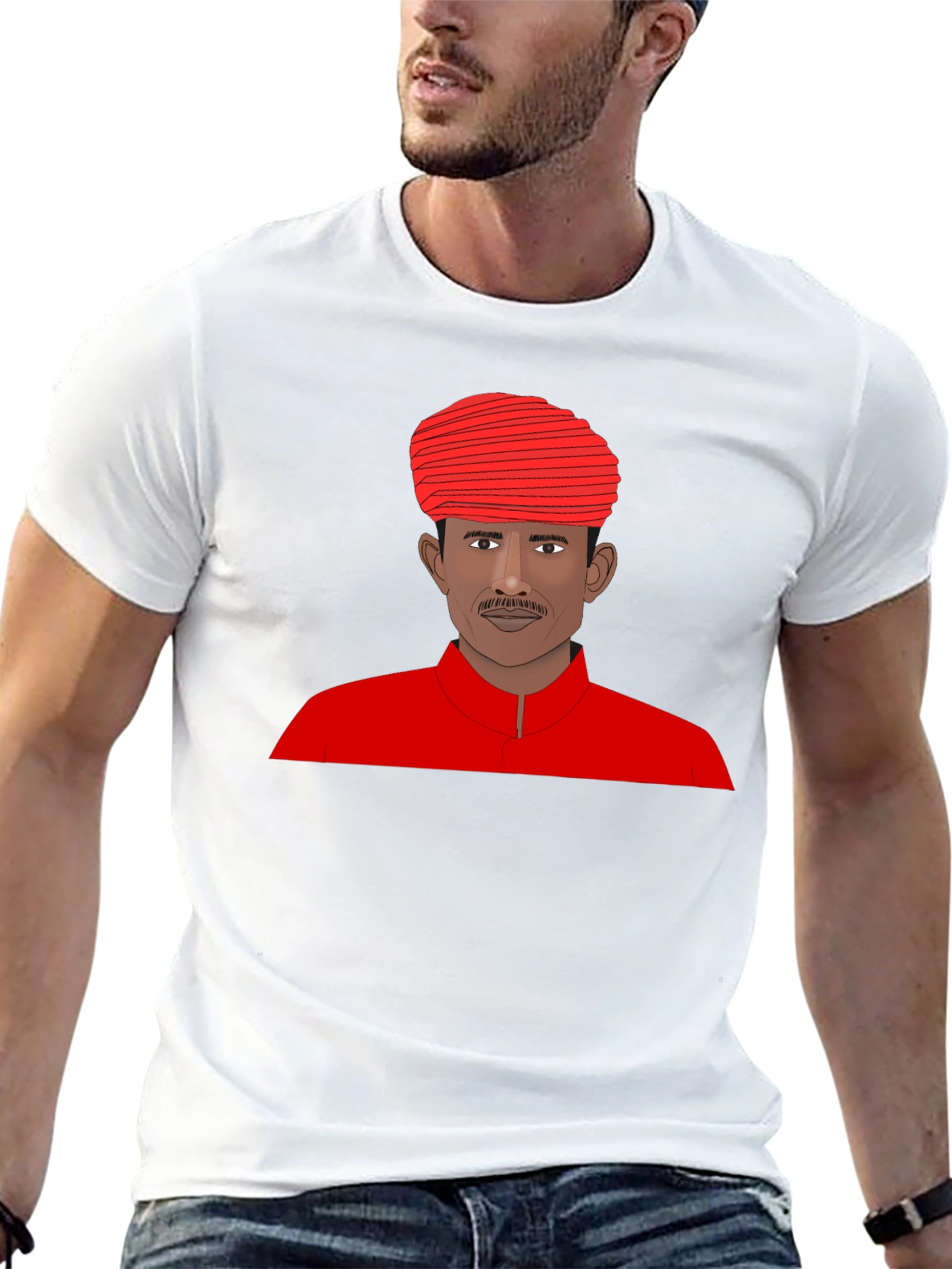 Indian Man Portrait T-Shirt