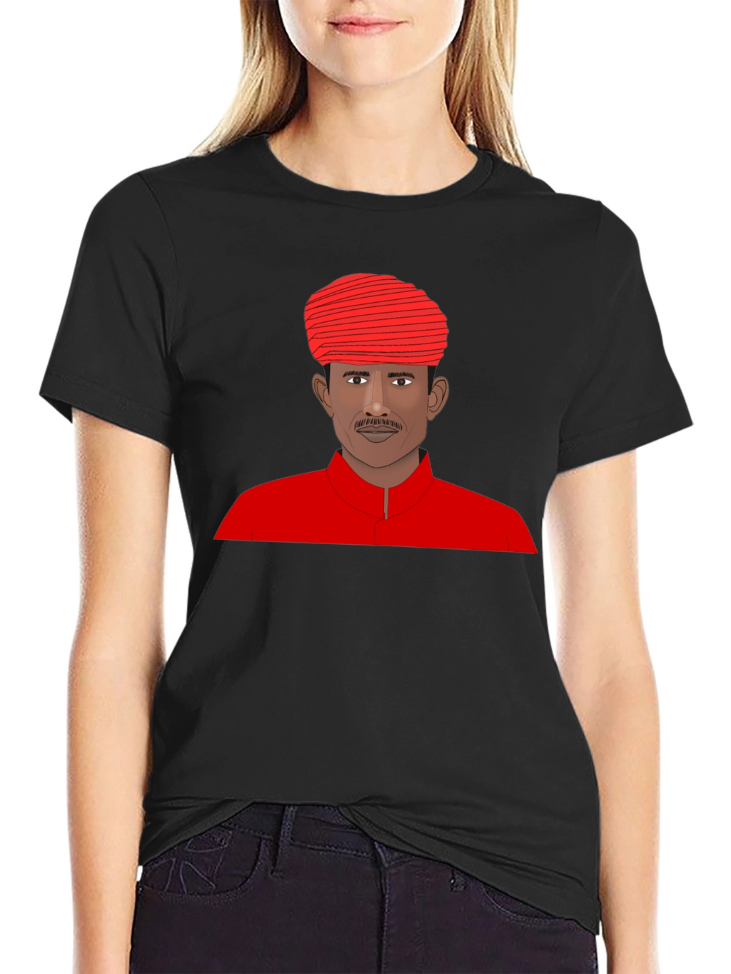 Indian Man Portrait T-Shirt