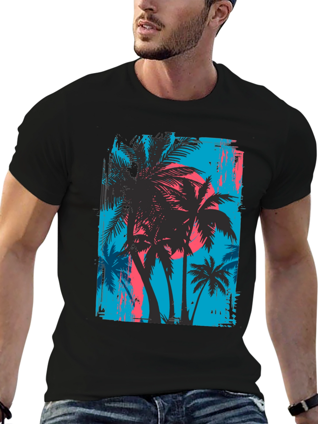 Tropical Sunset Graphic Tee