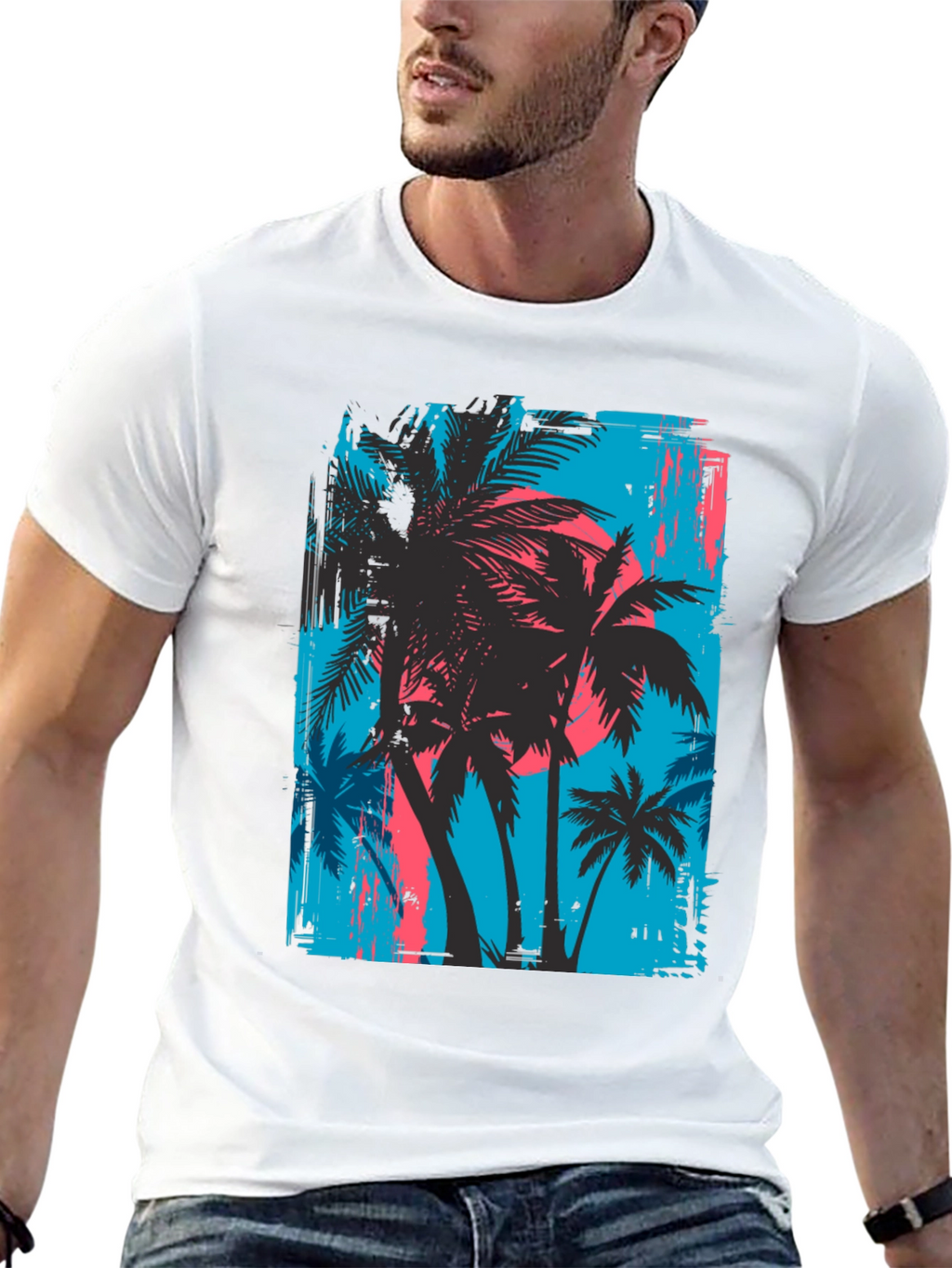Tropical Sunset Graphic Tee