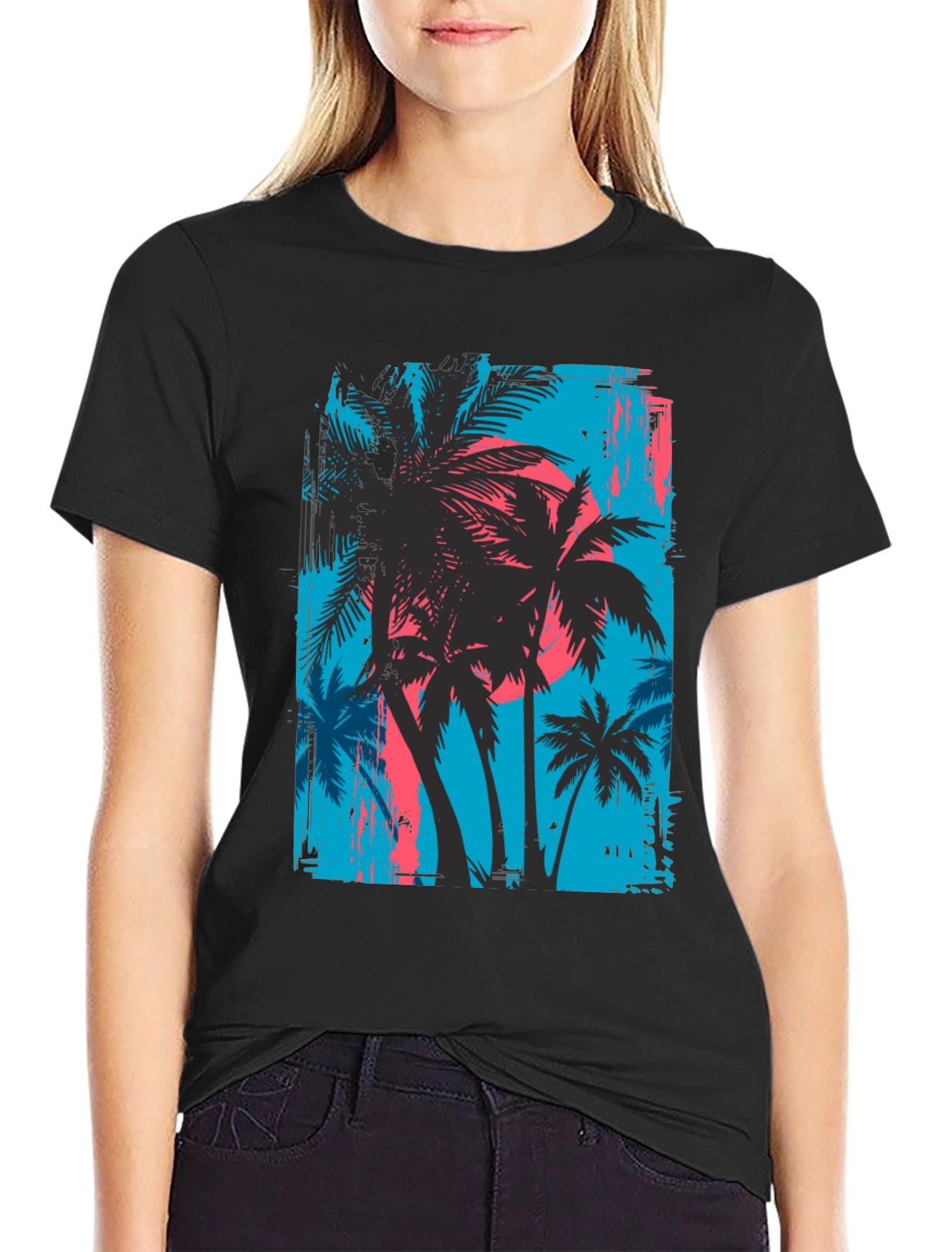 Tropical Sunset Graphic Tee