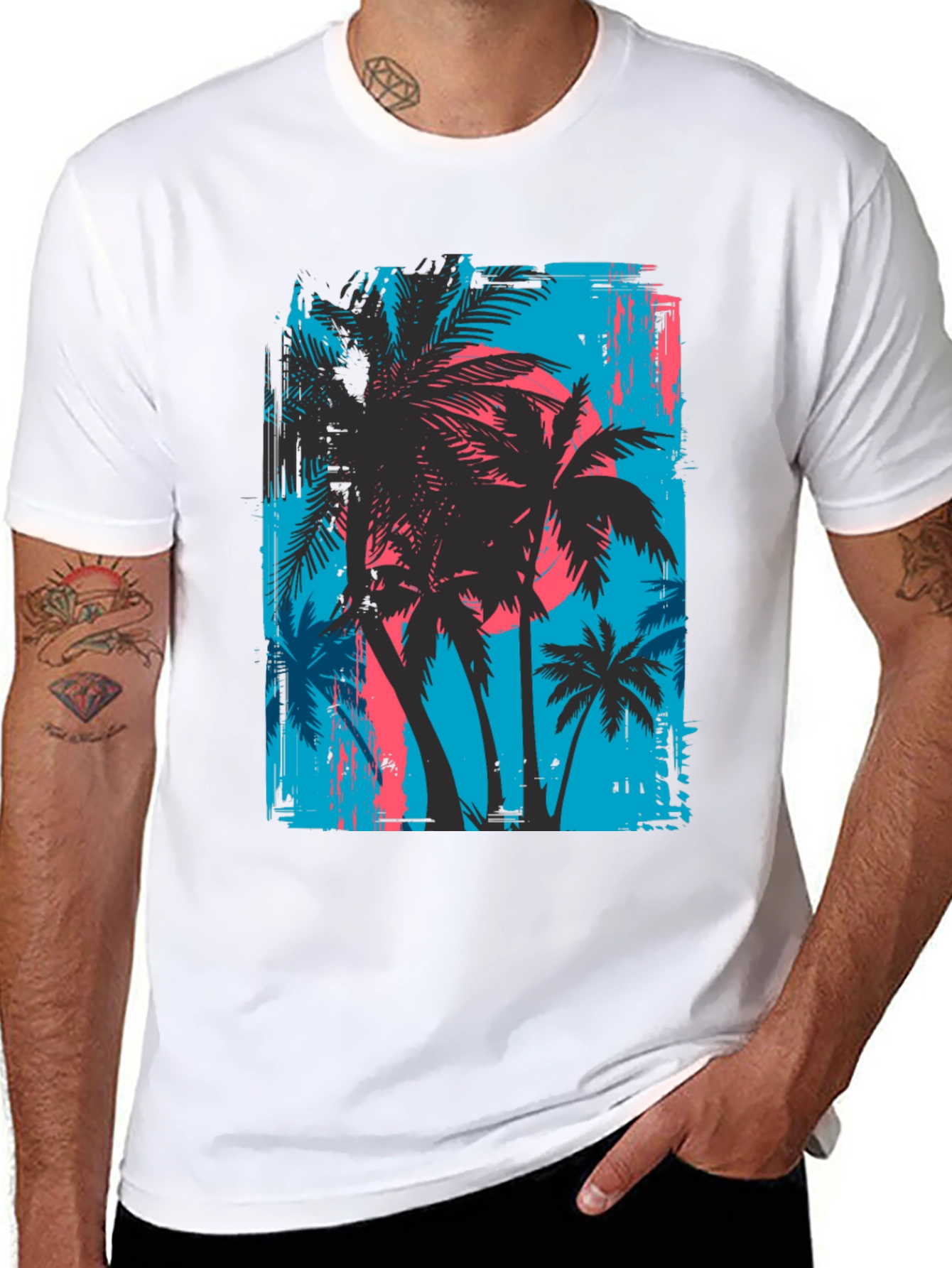 Tropical Sunset Graphic Tee