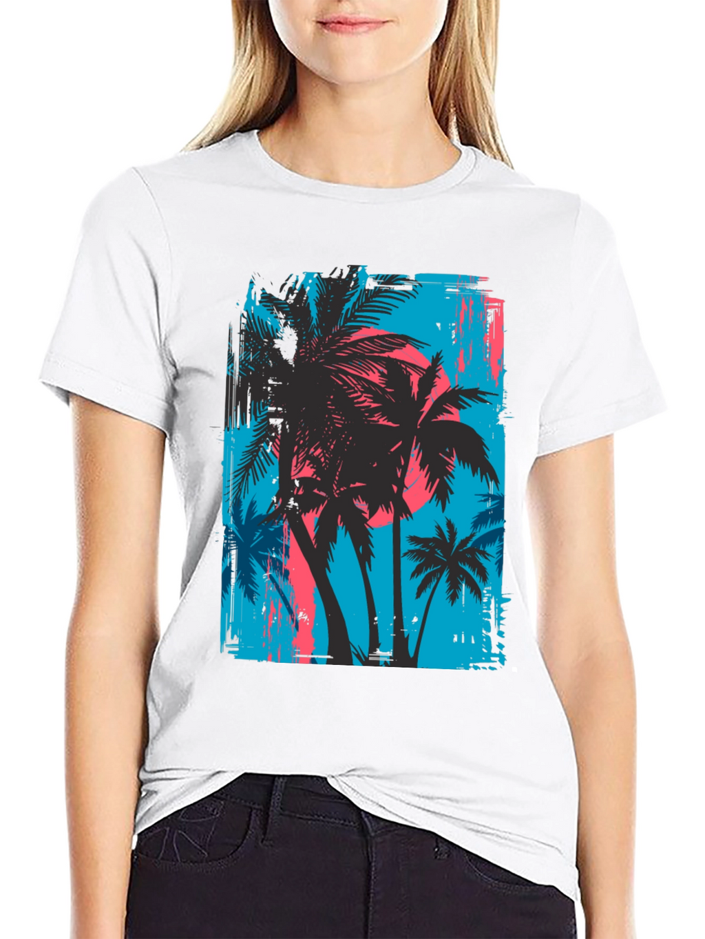 Tropical Sunset Graphic Tee
