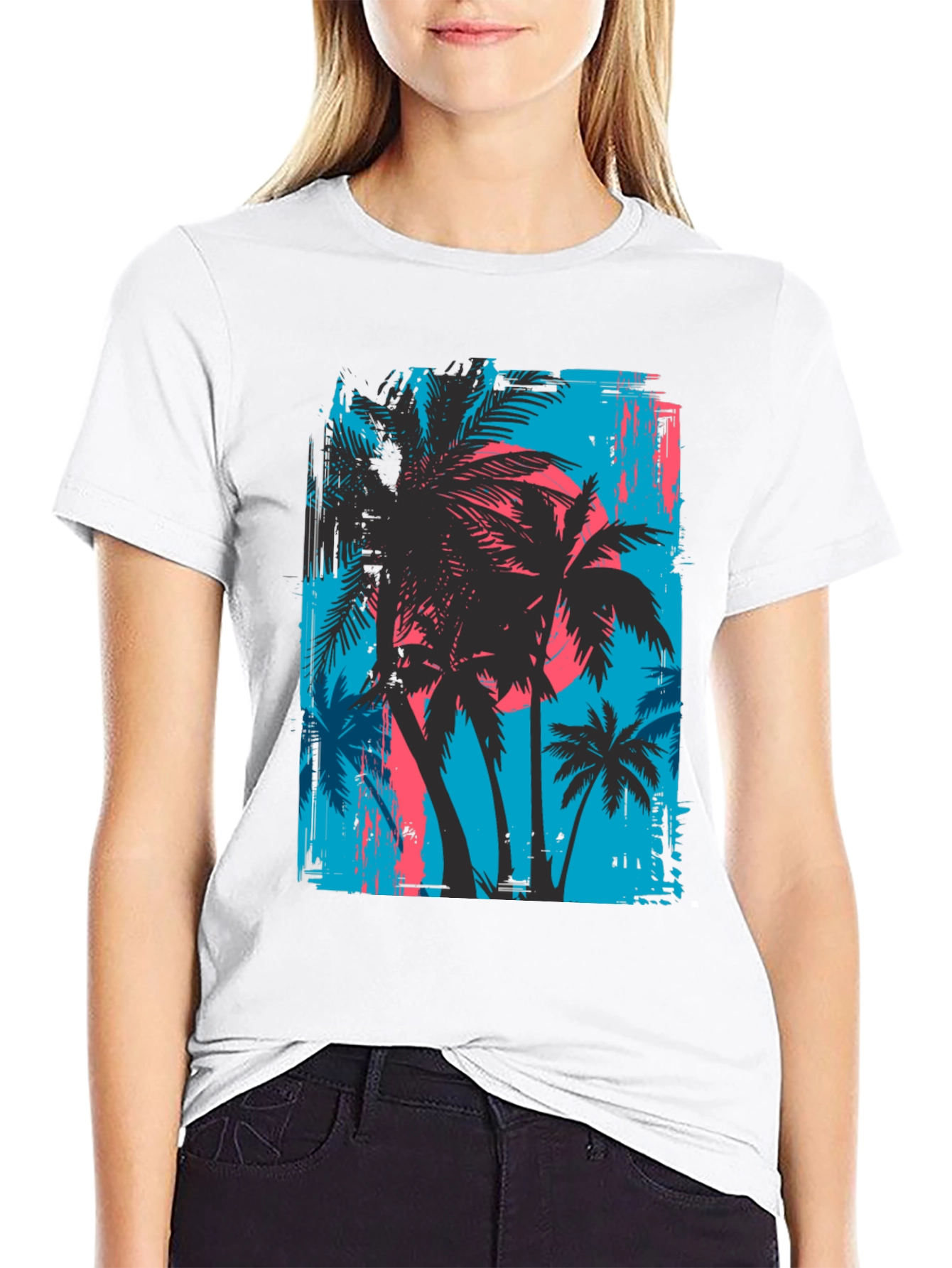 Tropical Sunset Graphic Tee